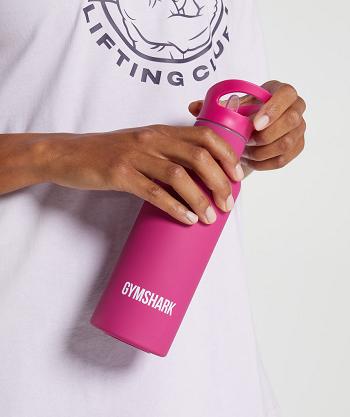 Gymshark Flip Straw Water Accessories Boce s vodom Roze | HR 2008KOR